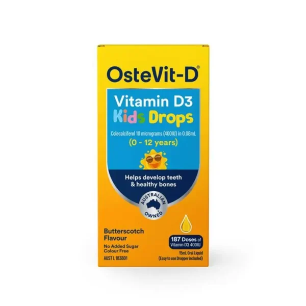 OsteVit-D Vitamin D3 Kids Drops 15ml Liquid
