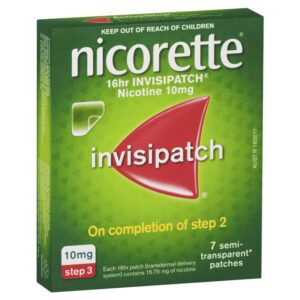 Nicorette Invisipatch 10mg 7 Patches