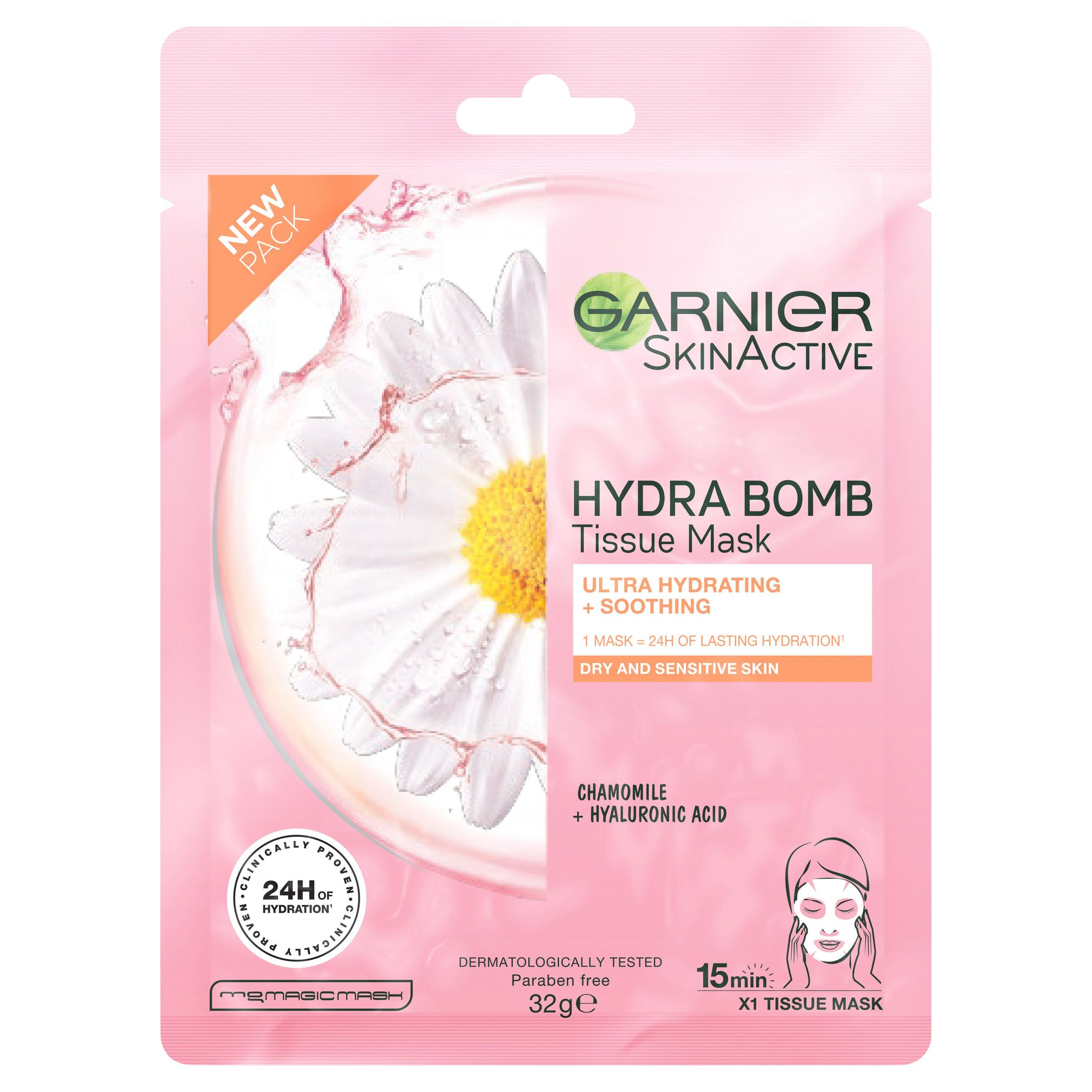 Garnier SkinActive Hydra Bomb Tissue Face Mask Chamomile