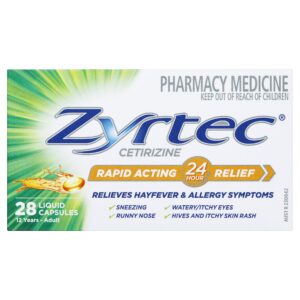 Zyrtec Rapid Acting Liquid Capsules