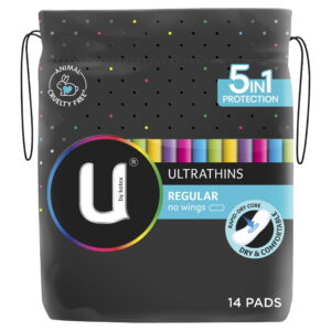 U by Kotex Regular Ultrathins Pads 14 Pack