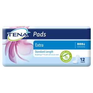 TENA Pads Extra Standard Length 12 pack