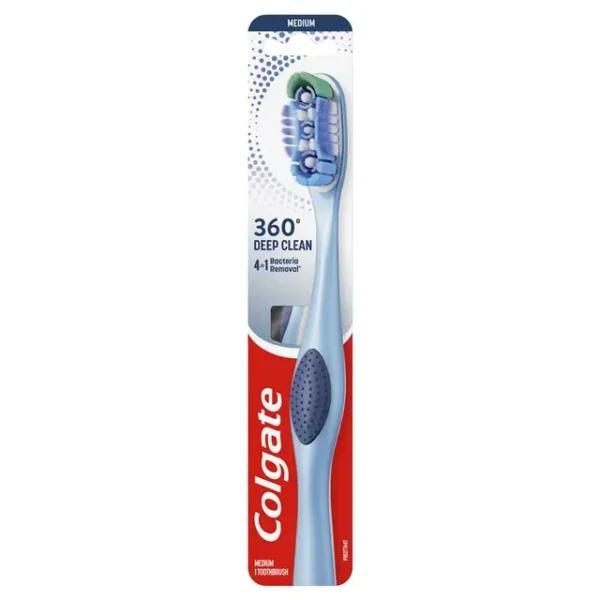 Colgate 360 Floss Tip Bristles Medium