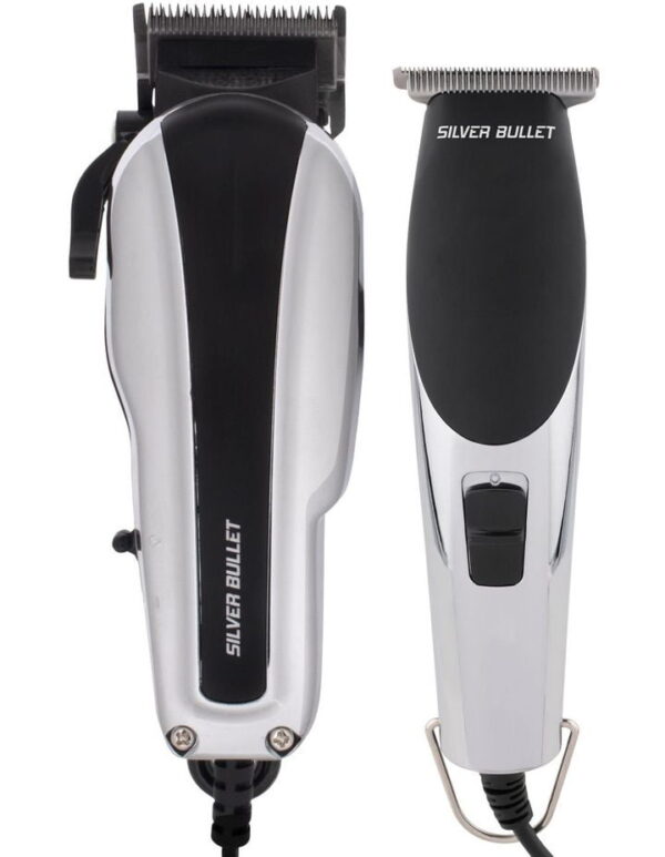 Silver Bullet Dynamic Duo Hair Trimmer and Clipper Set