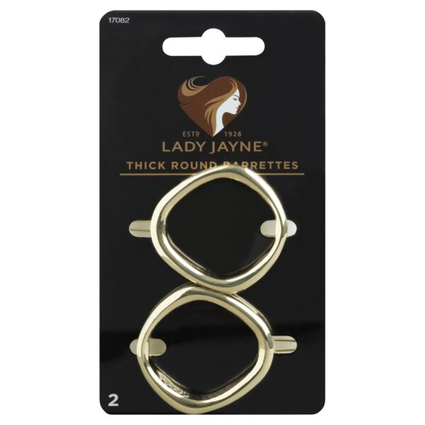 Lady Jayne Metallic Geometric Round Clips