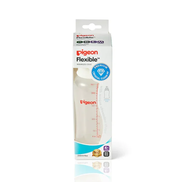 Pigeon Flexible Bottle Clear PP 250ml