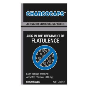 Charcocaps Activated Charcoal Capsules 60