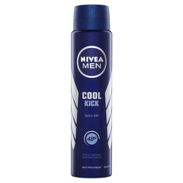 Nivea Men Cool Kick Aerosol Dedorant 250ml