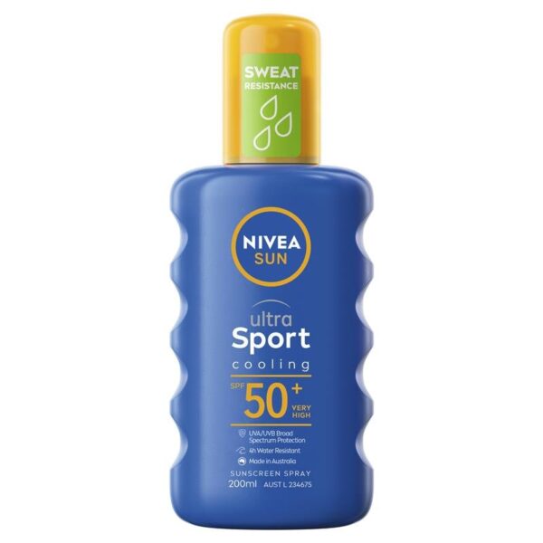 Nivea Sun Ultra Sport Cooling Sunscreen Spray SPF50+200ml