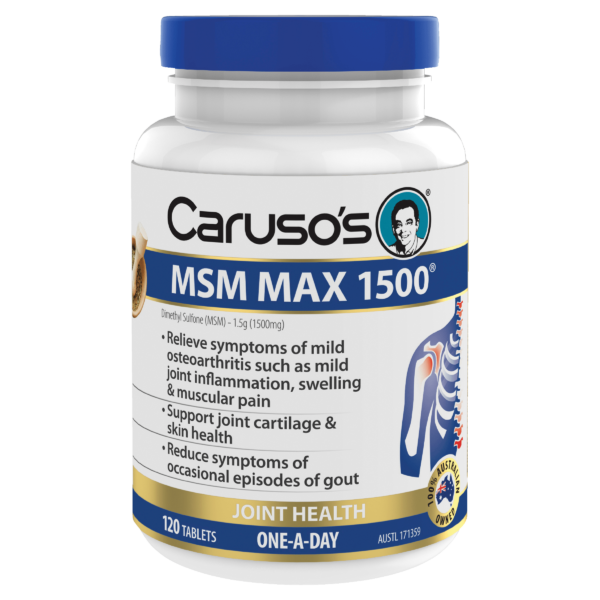 Caruso's MSM MAX 1500 120 Tablets