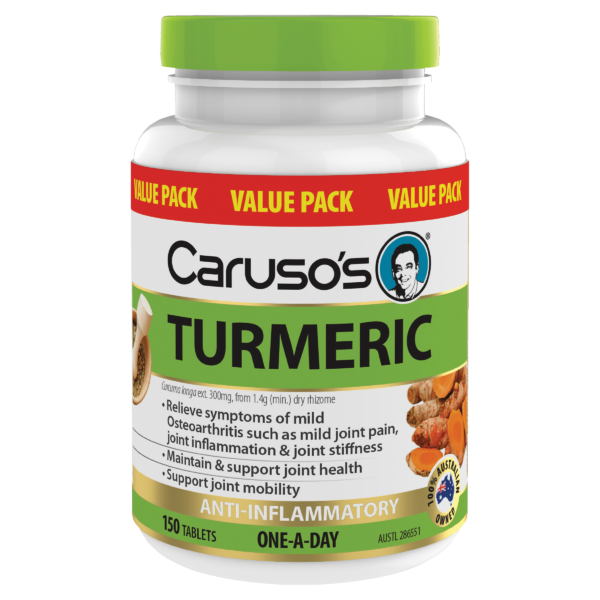 Caruso’s Turmeric 150 Tablets