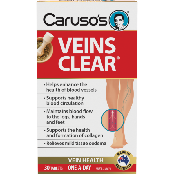 Caruso's Veins Clear 30 Tablets