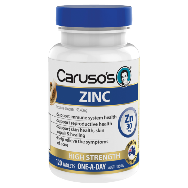 Caruso’s Zinc 120 Tablets