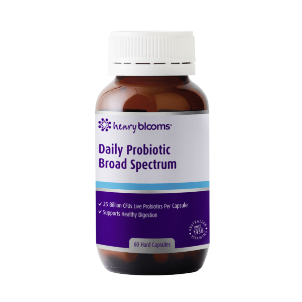 Henry Blooms Daily Probiotic Broad Spectrum 60 Capsules