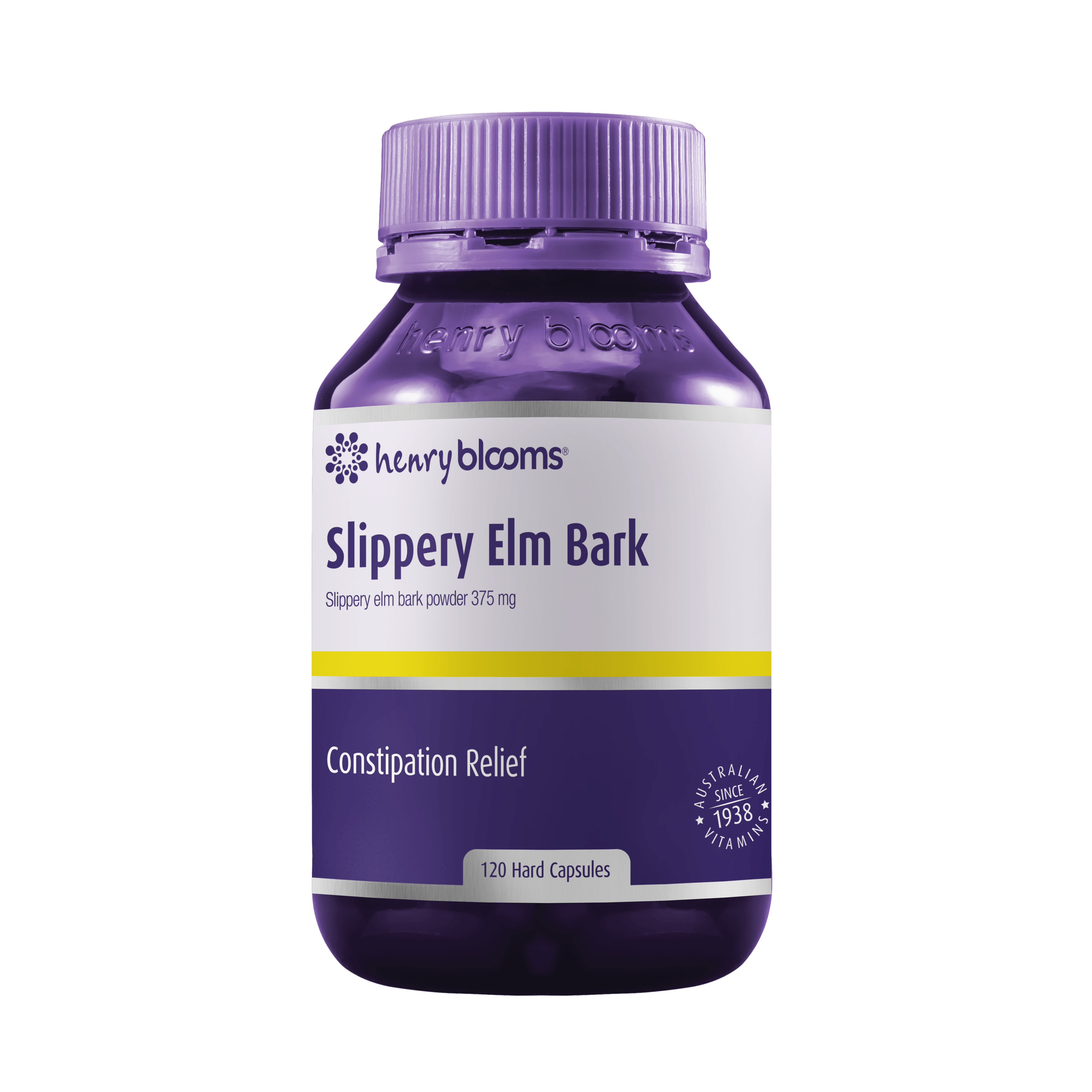 Henry Blooms Slippery Elm Bark 120 Capsules 1