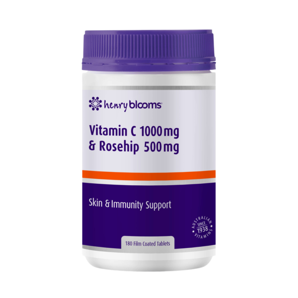 Henry-Blooms-Vitamin-C-1000mg-&-Rosehip-500mg-180-Tablets