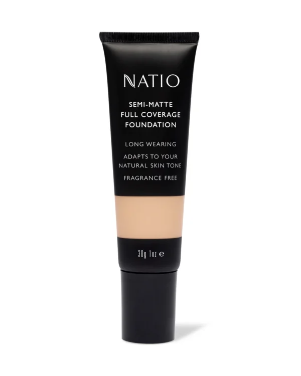 Natio Semi-Matte Full Coverage Foundation Chai 30g