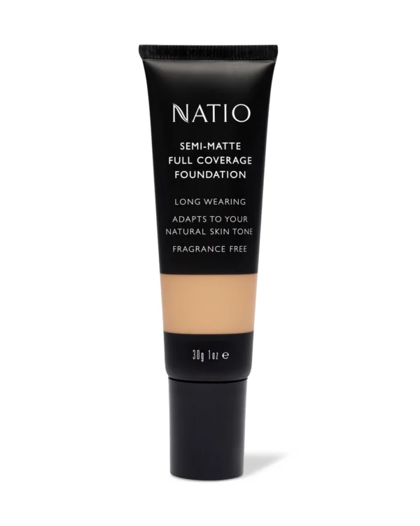 Natio Semi-Matte Full Coverage Foundation Golden 30g
