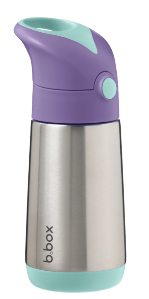 B.Box Insulated Drink Bottle 350ml - Lilac Pop