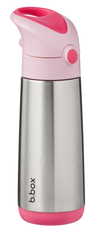 B.Box Insulated Drink Bottle 500ml - Flamingo Fizz