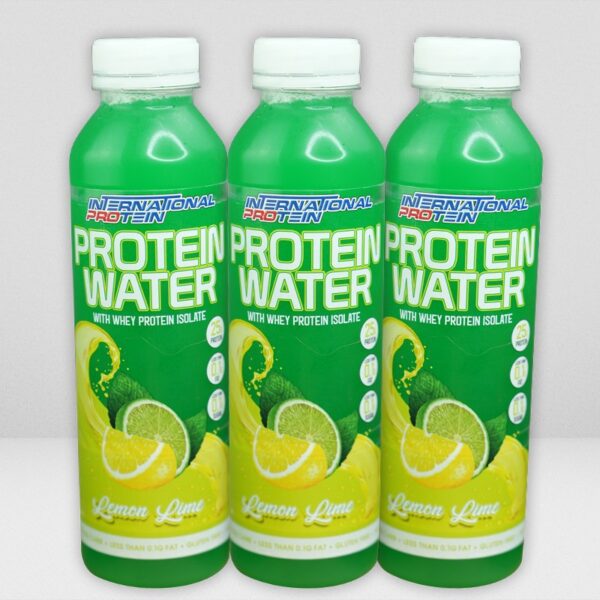 International Protein Water 500ml 12 Pack - Lemon Lime