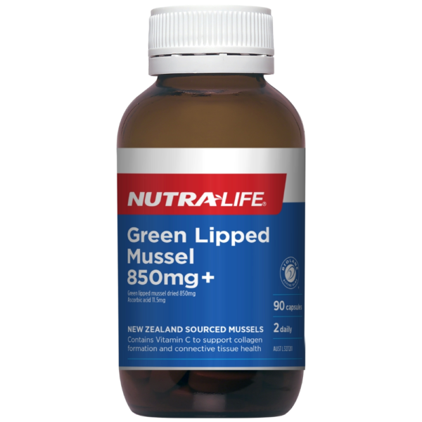 Nutra-Life Green Lipped Mussel 850mg+ 90 Capsules