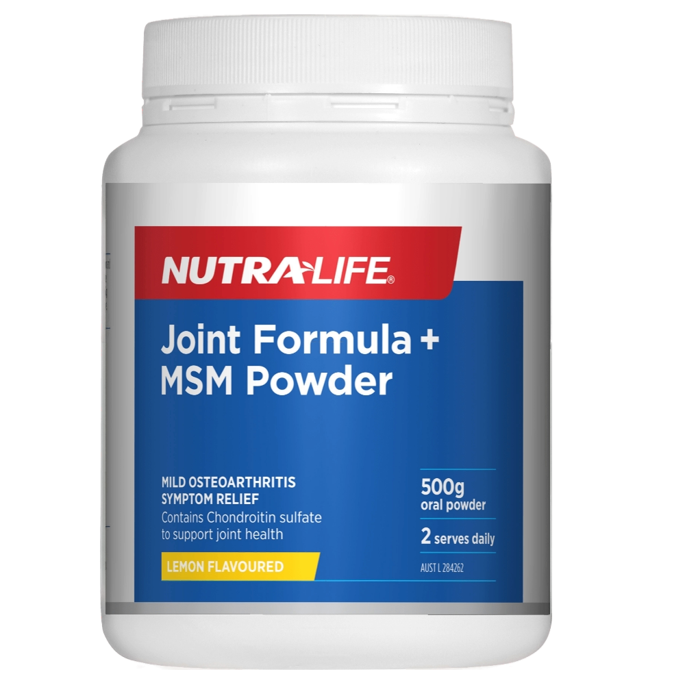 Nutra- Life Joint Formula + MSM Lemon Powder 500g