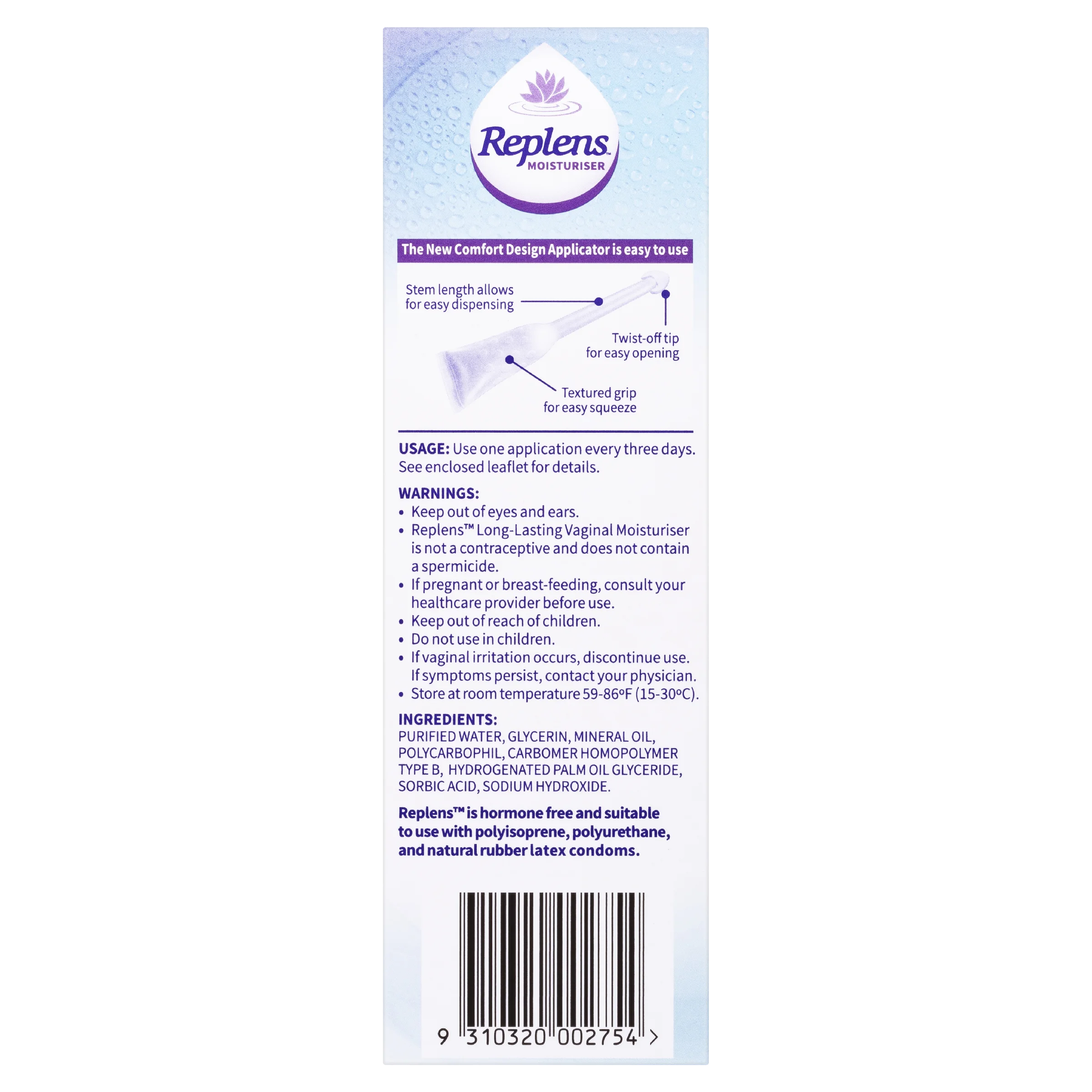 Buy Replens Long Lasting Vaginal Moisturiser 10 Pack | Feminine Hygiene & Care | Online Discount Chemist Buy Replens Long Lasting Vaginal Moisturiser 10 Pack | Feminine Hygiene & Care | Online Discount Chemist