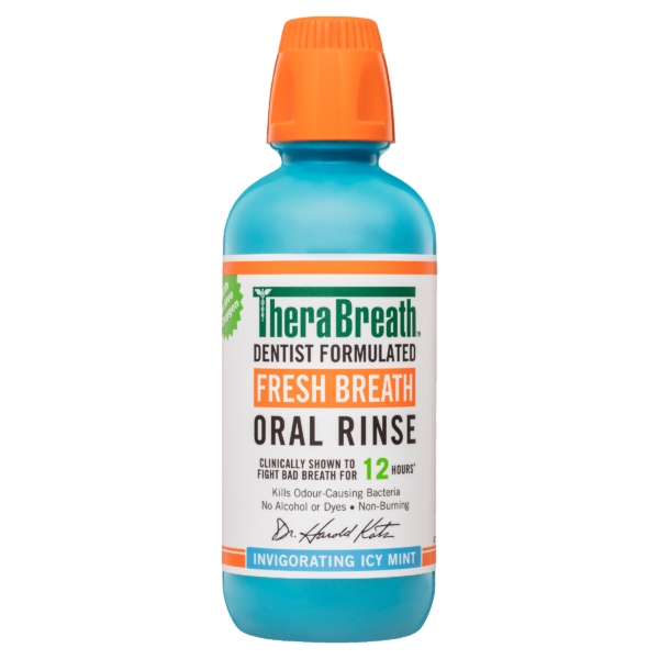 TheraBreath Premium Mouthwash Icy Mint 473ml 1