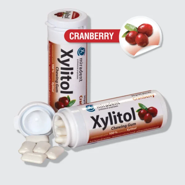 Xylitol Chewing Cranberry Fruits 30 Pieces