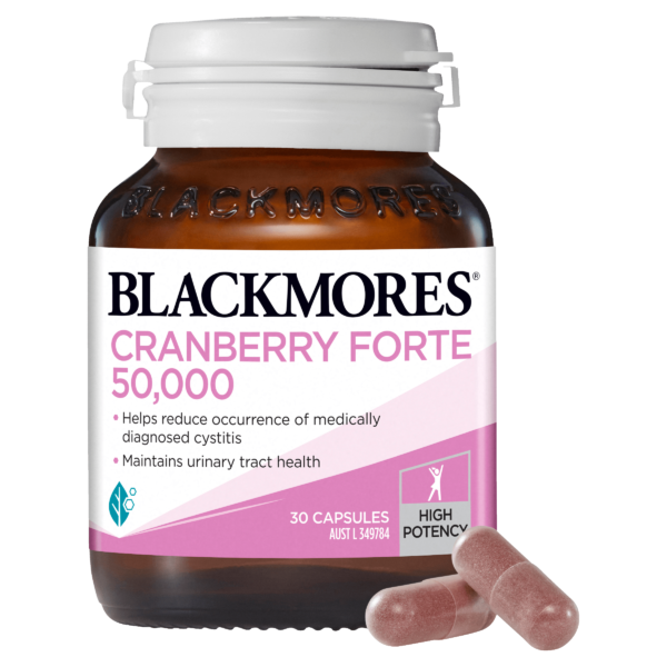 Blackmores Cranberry Forte 50,000 30 Capsules
