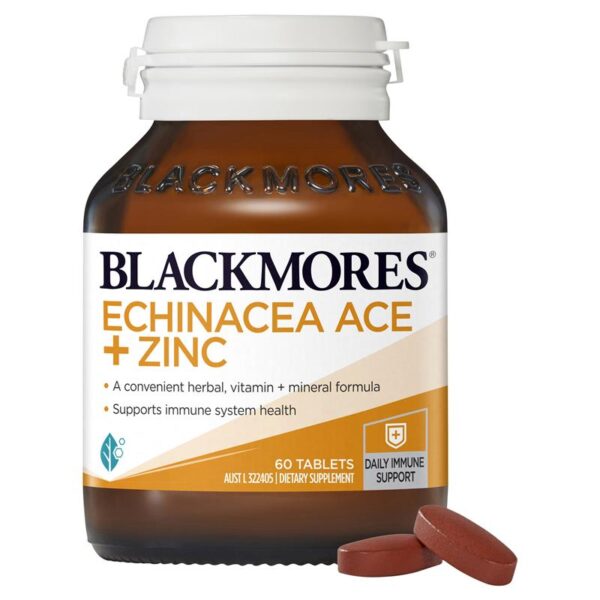 Blackmores Echinacea ACE + Zinc Vitamin C Immune Support 60 Tablets
