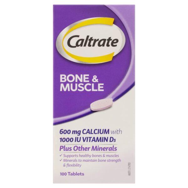 Caltrate Bone & Muscle – 100 Tablets