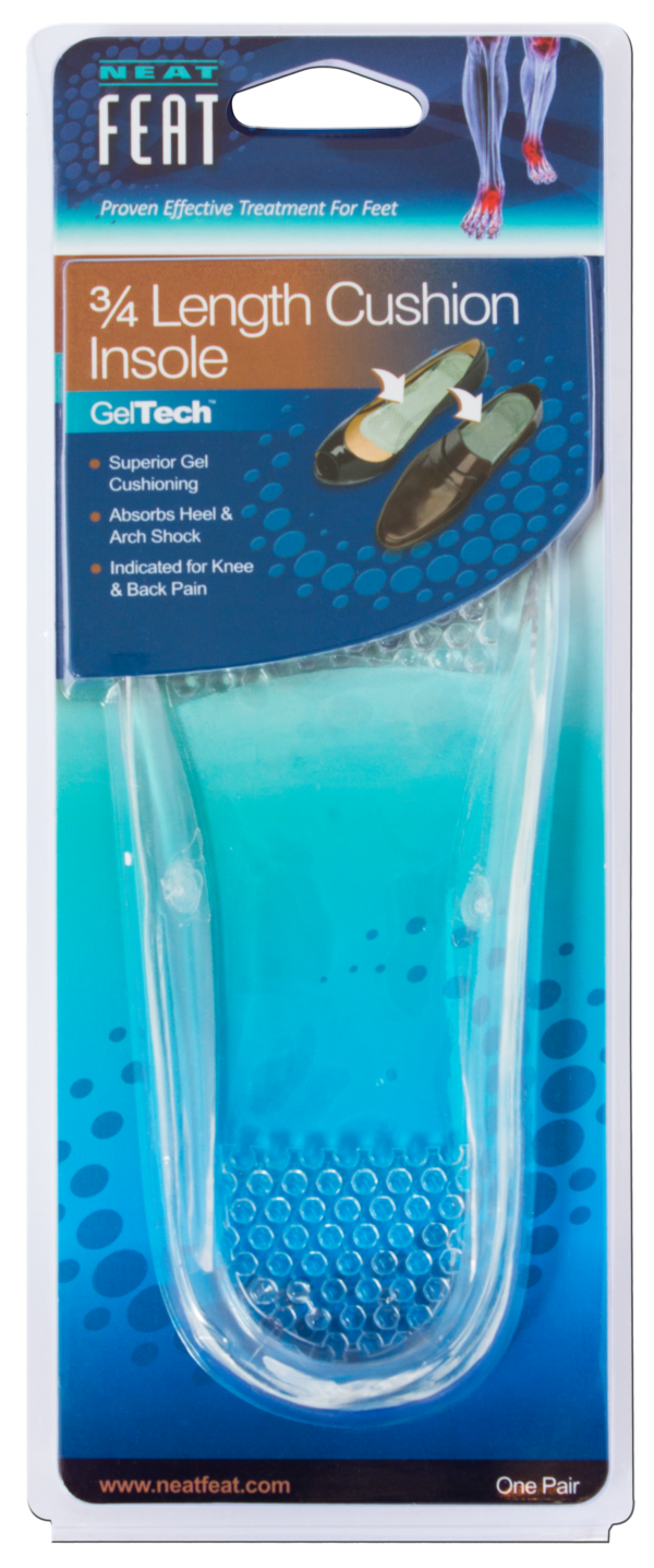 Neat Feat 3/4 Gel Cushion Insole Large