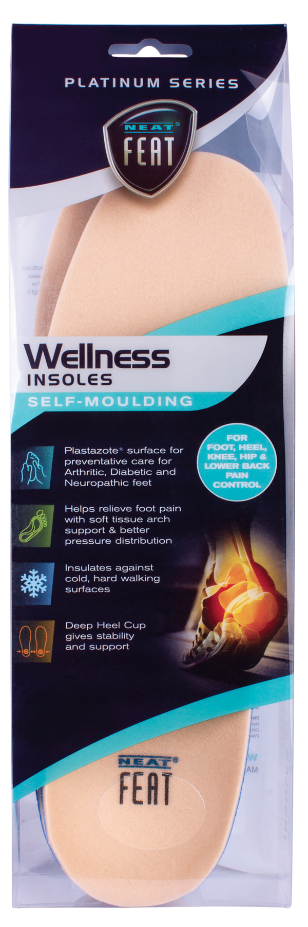 Neat Feat Diabetic Self Moudling Insole Large