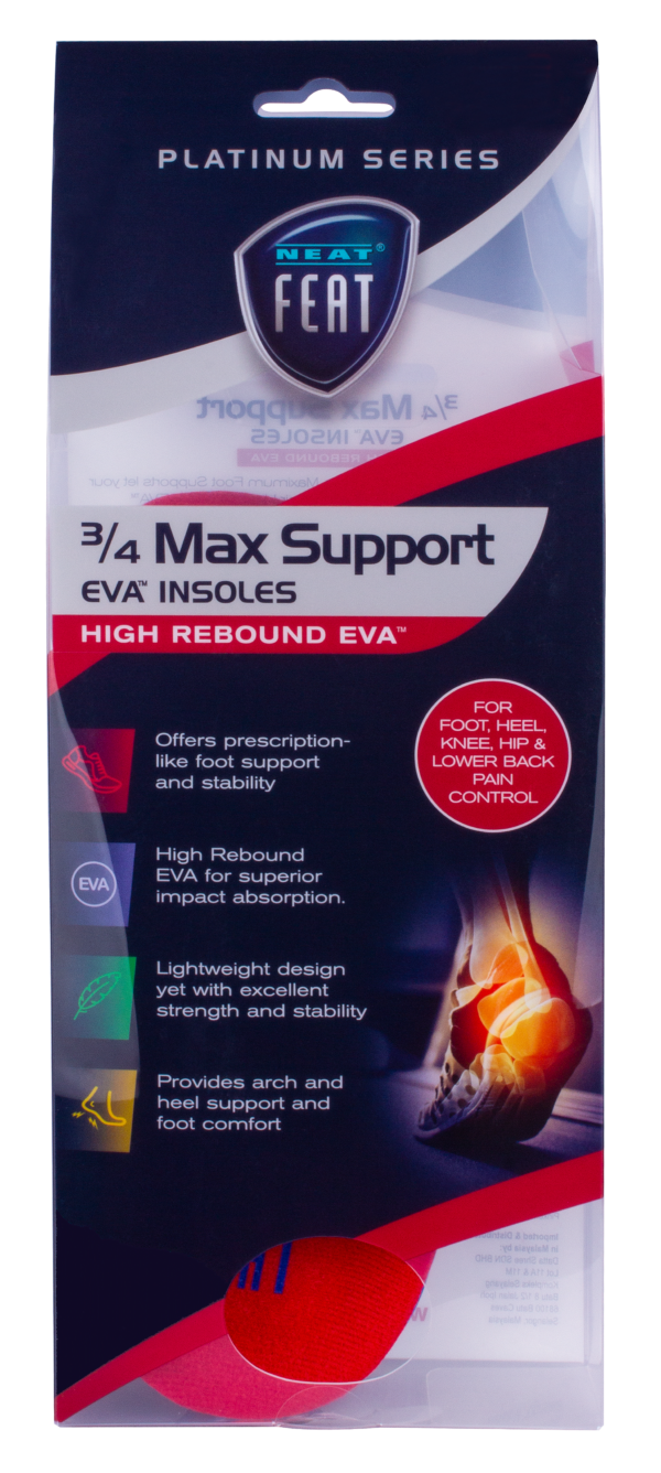 Neat Feat Maximum Foot Support Insoles Small
