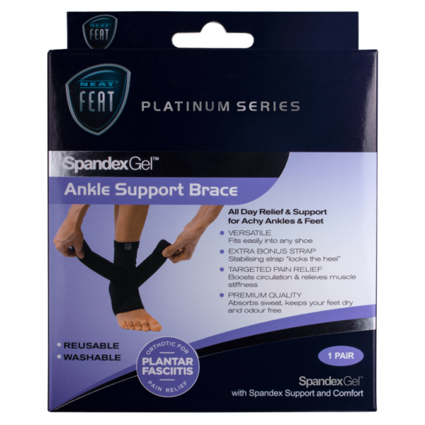 Neat-Feat-Spandex-Gel-Ankle-Support-Brace-Medium