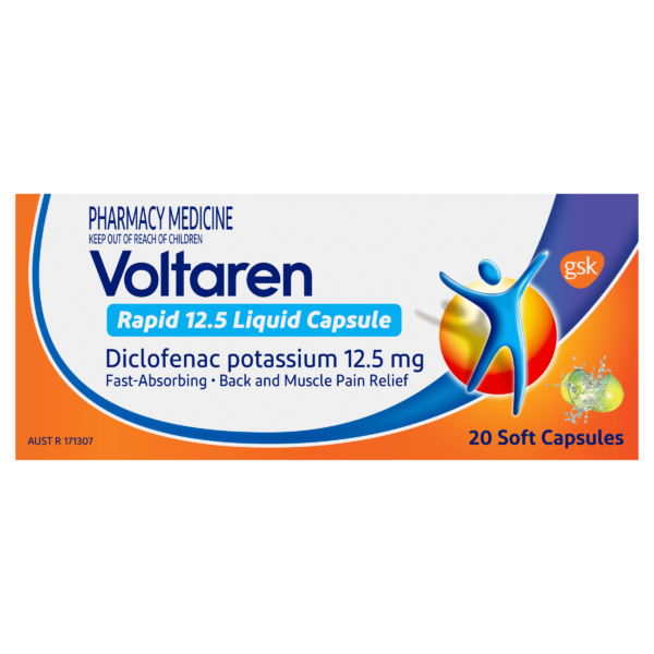 Voltaren Rapid 12.5 Liquid Capsule 20s
