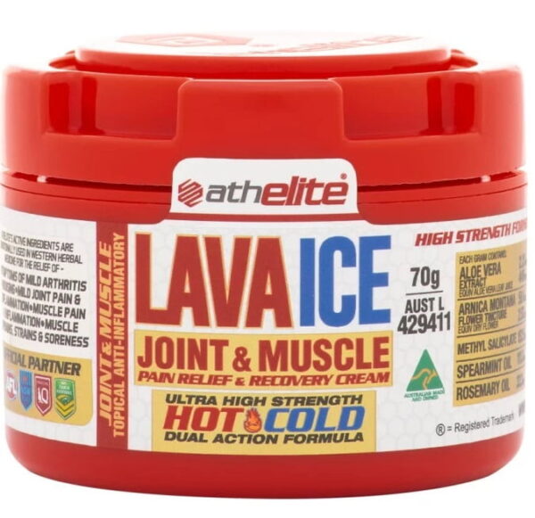 Athelite Lava Ice Joint & Muscle Pain Relief & Recovery Cream - 70g