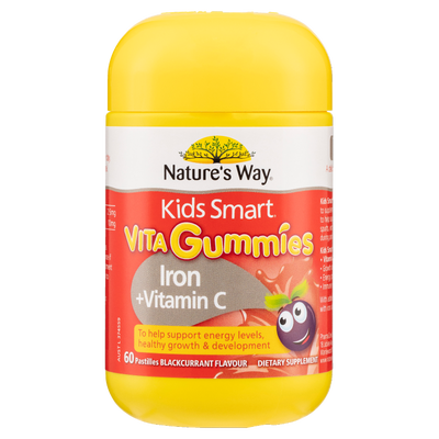 Nature's Way Kids Smart Vita Gummies Iron + Vitamin C 60 Gummies