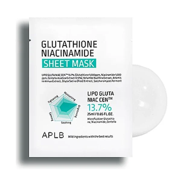 APLB GLUTATHIONE NIACIN SHEET MASK 25ML
