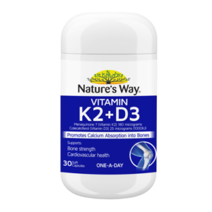 Nature's Way Vitamin K3+D3 one-a-day 30 capsules