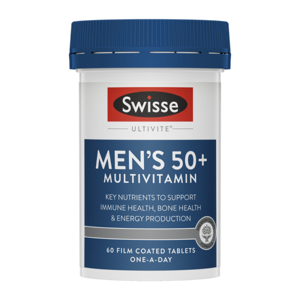 Swisse Ultivite Men's 50 + Multivitamin 60 Tablets