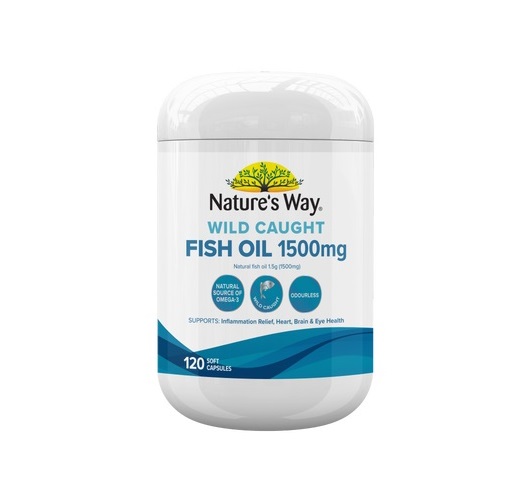 Nature's Way Wild Caught Fish Oil 1500mg 120 Capsules