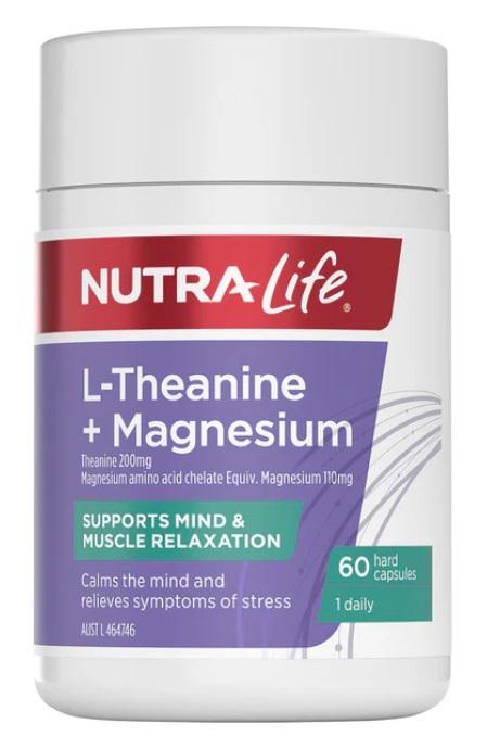 Nutra-Life L-Theanine + Magnesium 60 Capsules