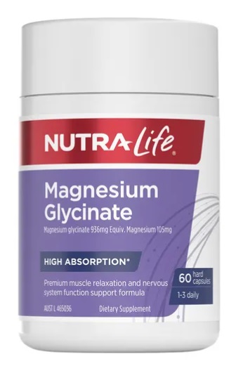 Nutra-Life Magnesium Glycinate 60 Capsules