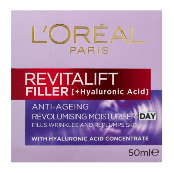 L'Oreal Paris Revitalift Filler +Hyaluronic Acid Day Cream 50mL