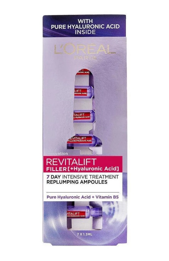 L'Oréal Revitalift Filler Ampoules - Pack of 7 x 1.3mL