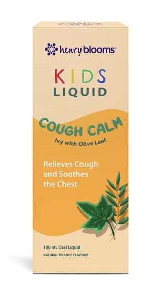 Henry Blooms Kids Liquid Cough Calm Ivy With Olive Leaf 100mL