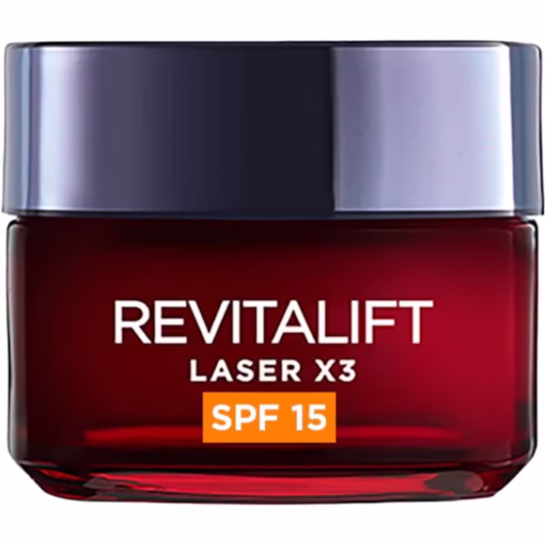 Loreal Revitalift Laser x3 Triple Action Anti-Ageing Cream SPF 15 50ml